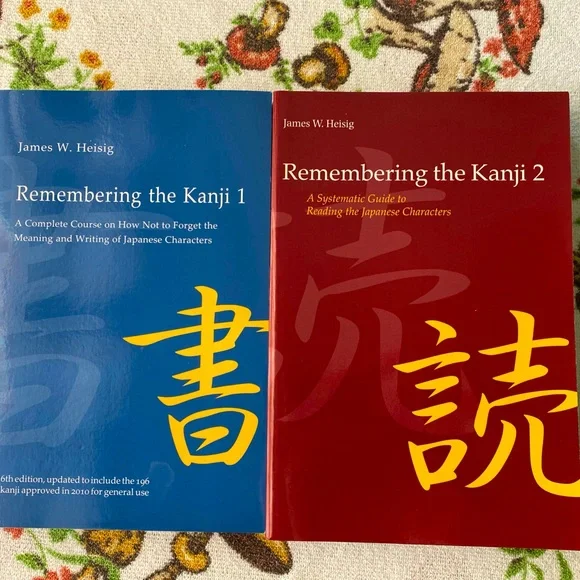 Japanese kanji books: remembering the kanji 1 & 2 - Picture 1 of 2
